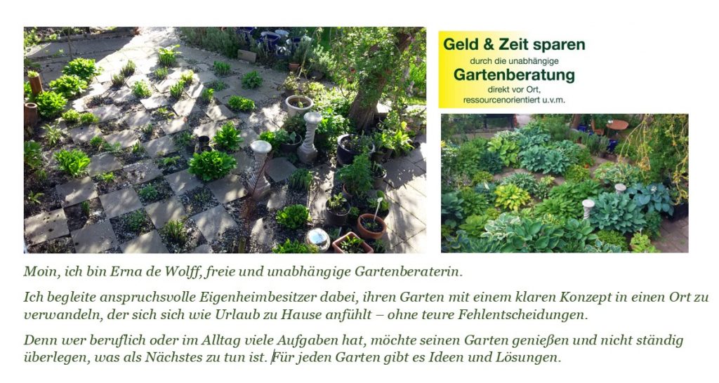 Individuelle Gartenplanung von der freien Gartenberatung de Wolff